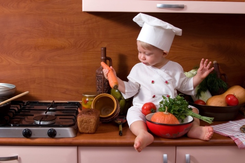 Das Baby Chef Wallpaper 480x320
