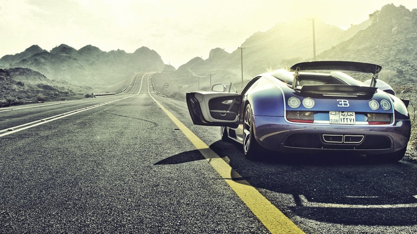 Обои Bugatti from UAE Boutique 1366x768