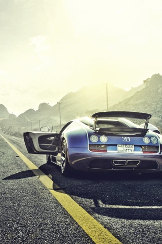 Bugatti from UAE Boutique wallpaper 320x480