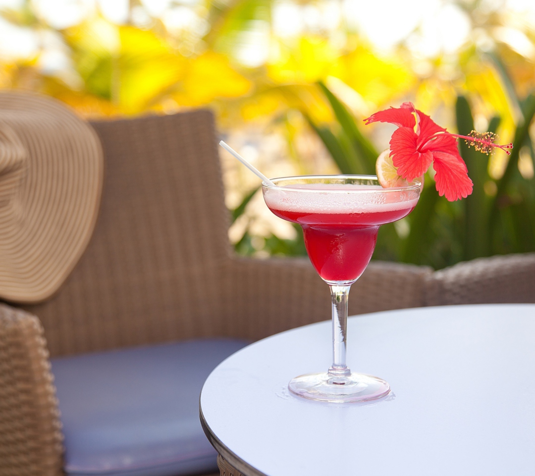 Das Sweet Tropical Cocktail Wallpaper 1080x960