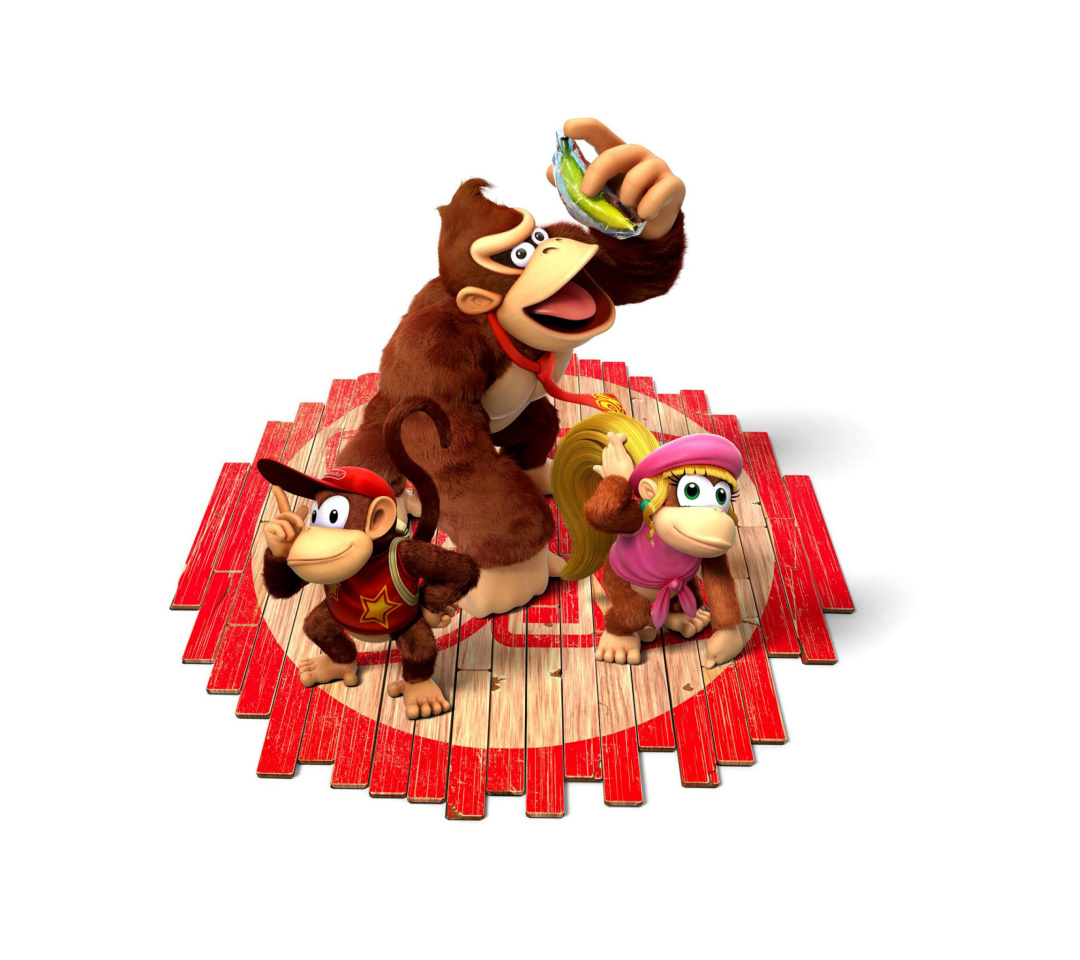 Das Donkey Kong Country Tropical Freeze Wallpaper 1080x960