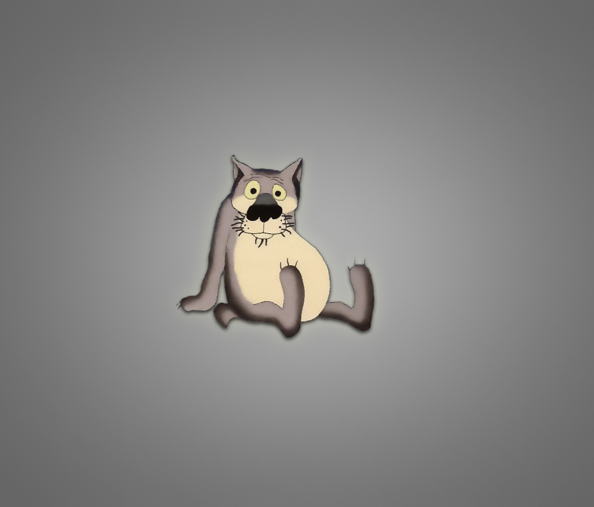 Funny Wolf wallpaper 1200x1024
