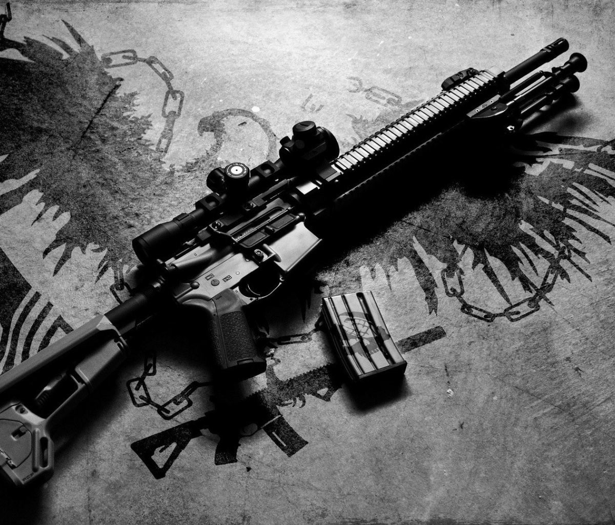 Sfondi AR15 Rifle 1200x1024