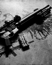 AR15 Rifle wallpaper 176x220