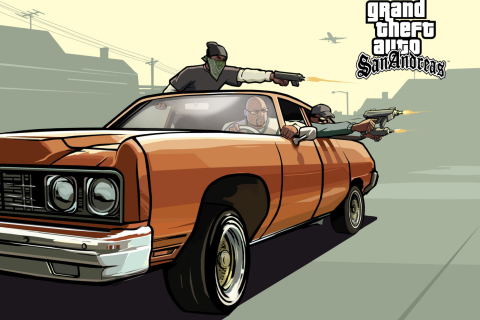 GTA San Andreas screenshot #1 480x320