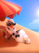 Screenshot №1 pro téma Olaf from Frozen Cartoon 132x176