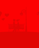 Red Valentine wallpaper 128x160