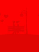 Fondo de pantalla Red Valentine 132x176