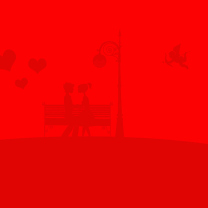 Fondo de pantalla Red Valentine 208x208