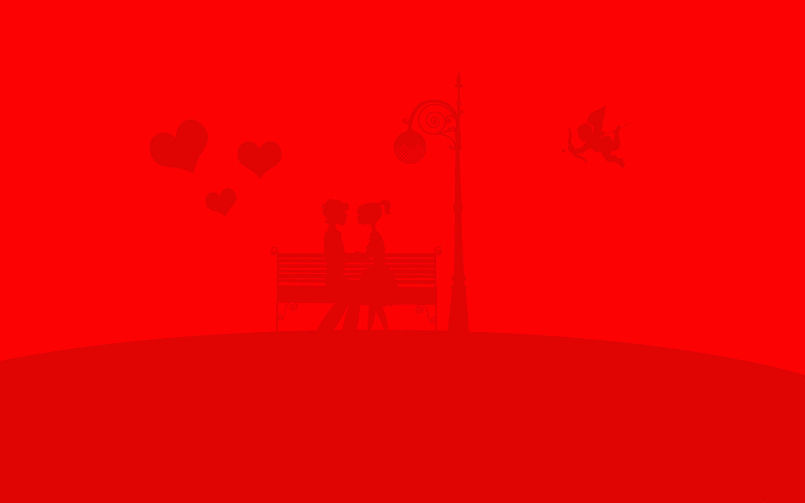 Red Valentine wallpaper 2560x1600