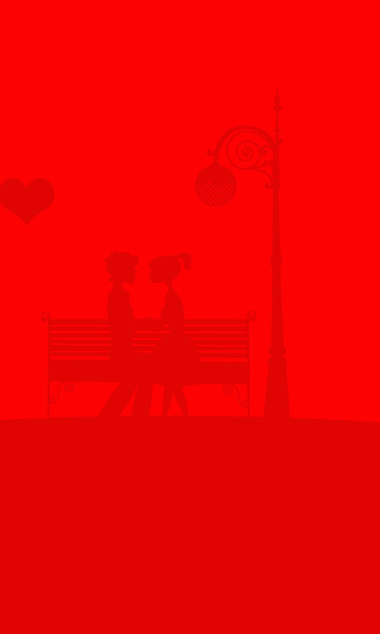 Das Red Valentine Wallpaper 768x1280
