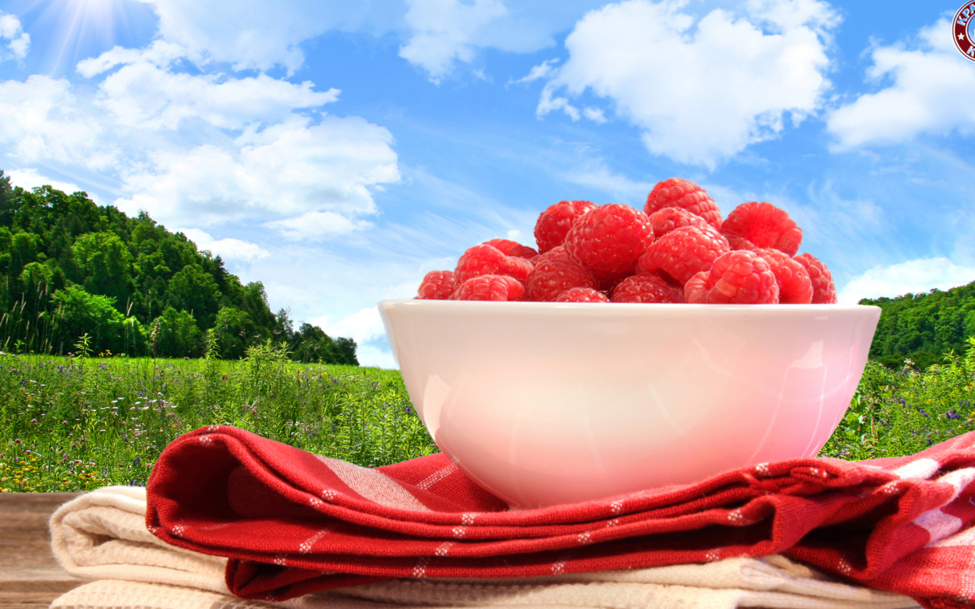 Обои Raspberry 1920x1200