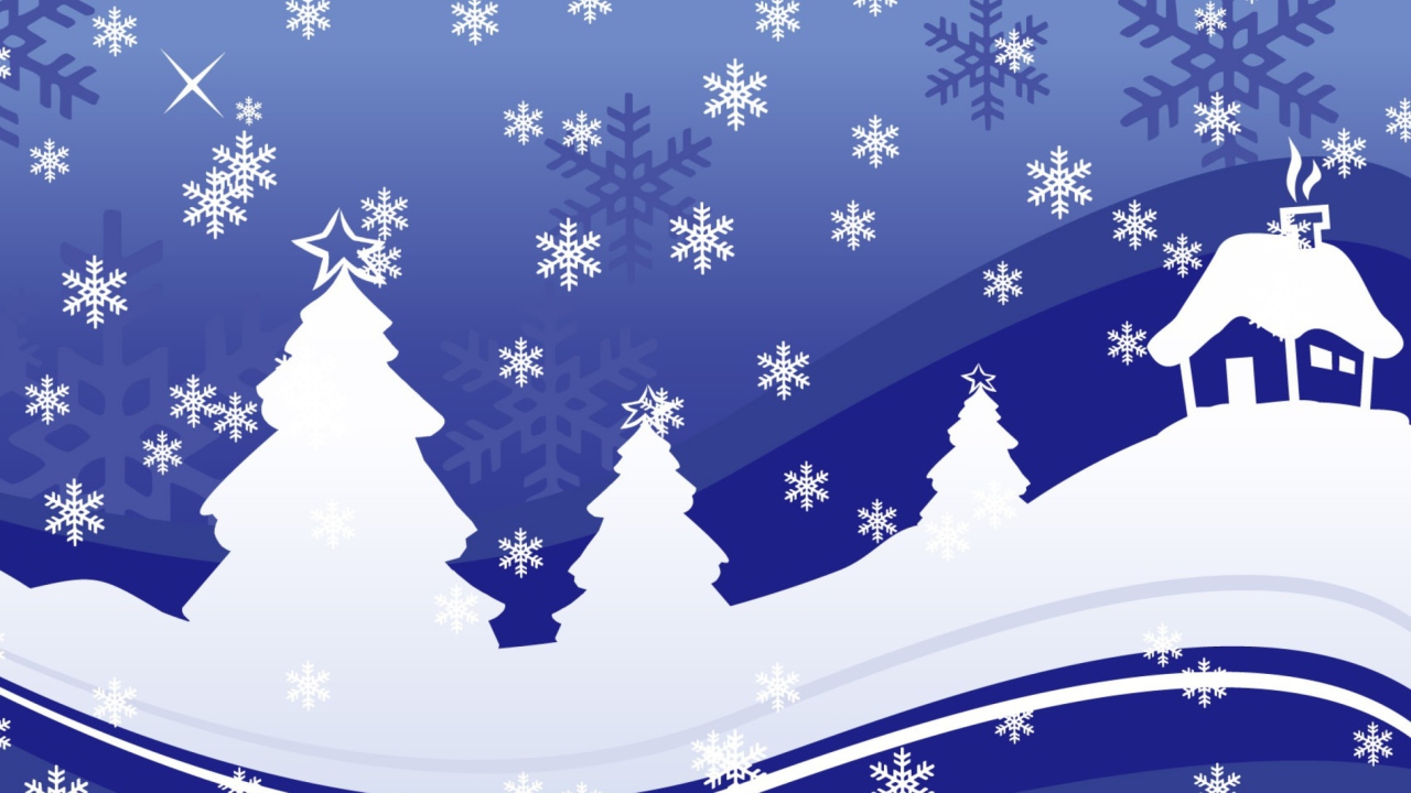 Fondo de pantalla Christmas Trees 1280x720