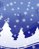 Screenshot №1 pro téma Christmas Trees 128x160