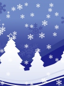 Fondo de pantalla Christmas Trees 132x176