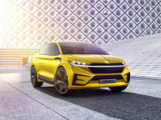 Sfondi 2019 Skoda Vision iV 320x240