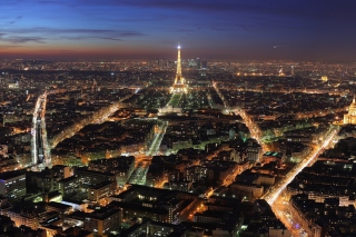 Paris At Night Picture for Android, iPhone and iPad