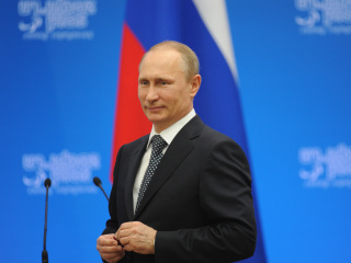 Russian politic Putin wallpaper 320x240