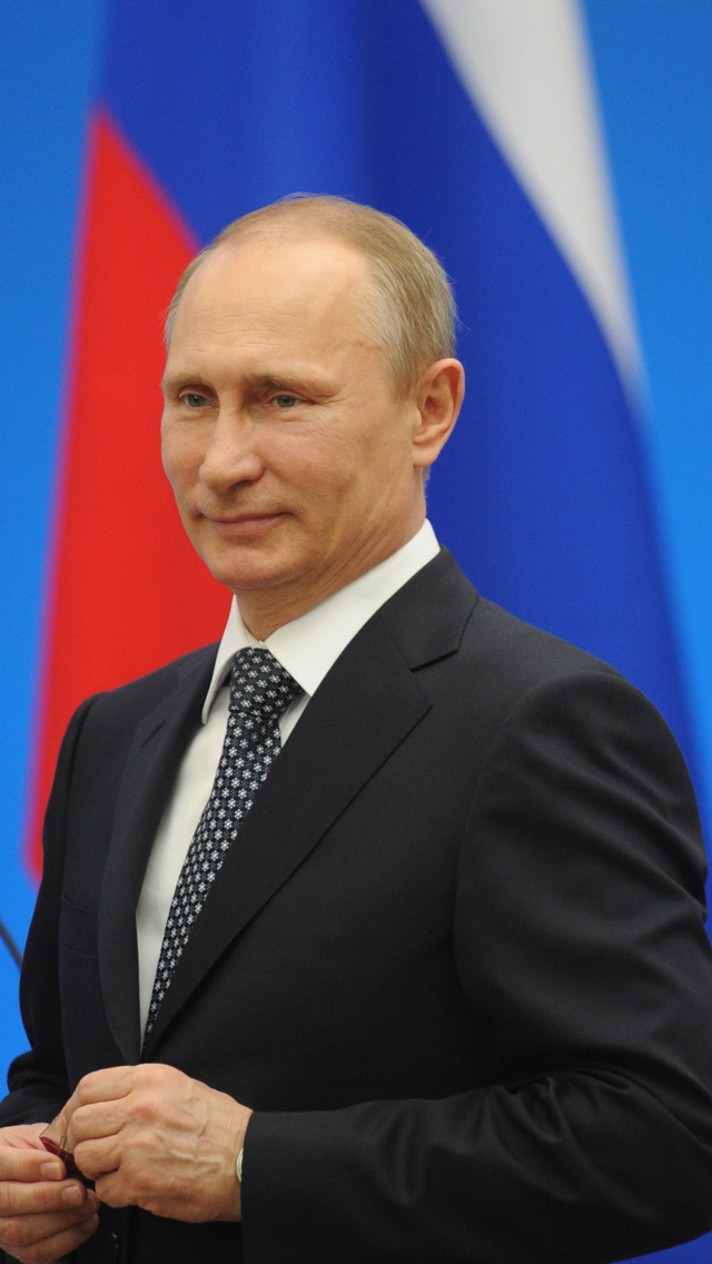 Russian politic Putin wallpaper 640x1136