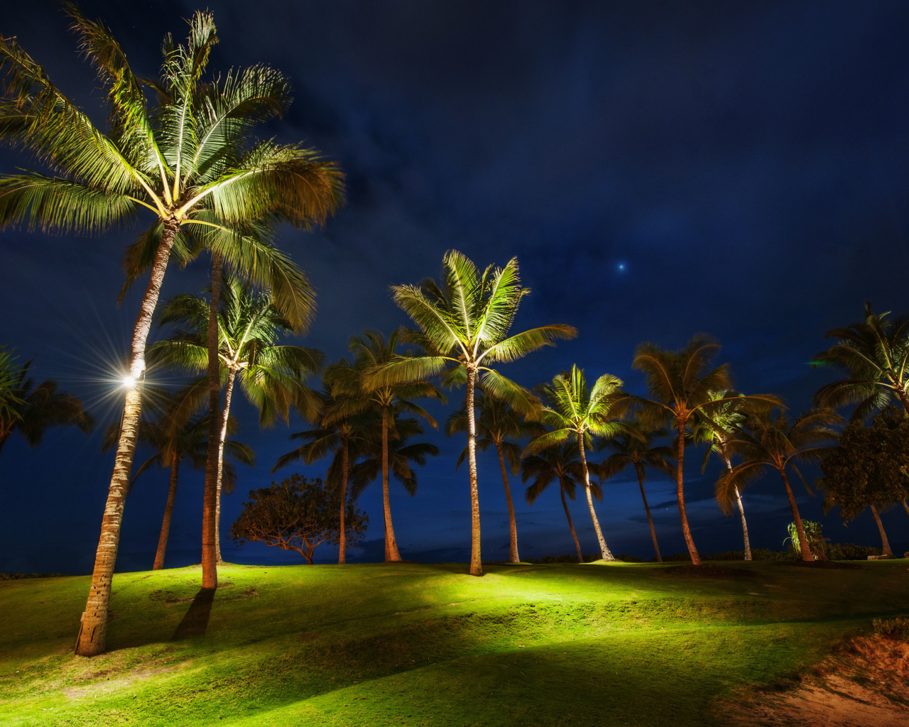Das Oahu Hawaii Landscape Wallpaper 1280x1024