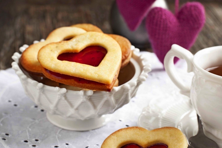 Обои Heart Cookies