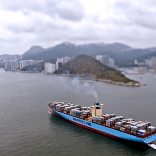 Maersk Line Ship papel de parede para celular para iPad mini 2