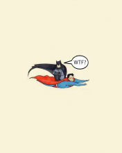 Das Superman And Batman Wallpaper 176x220
