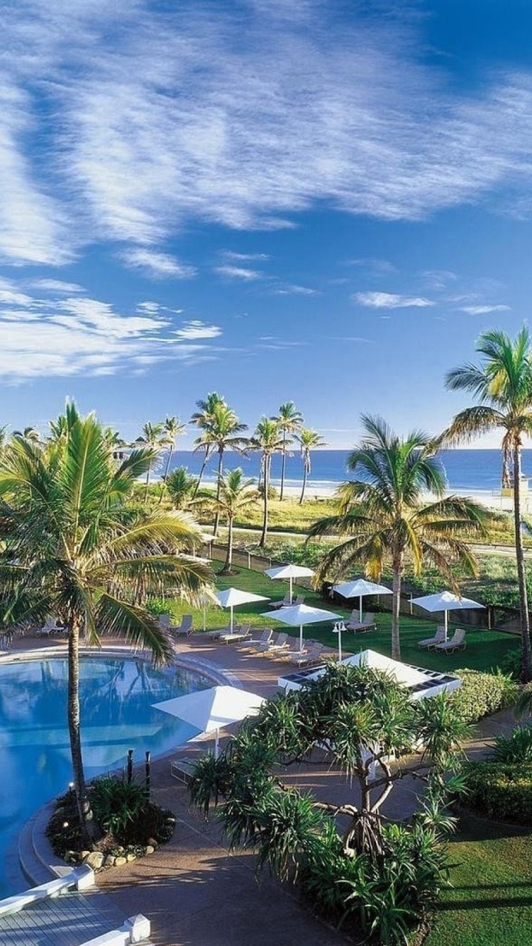Das Resort on Ocean Bay Wallpaper 750x1334