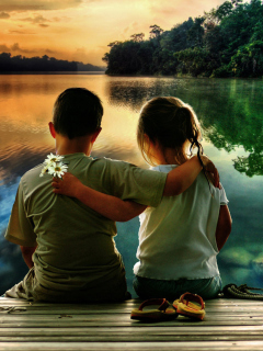 Together Forever wallpaper 240x320