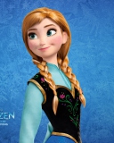 Fondo de pantalla Princess Anna Frozen 128x160