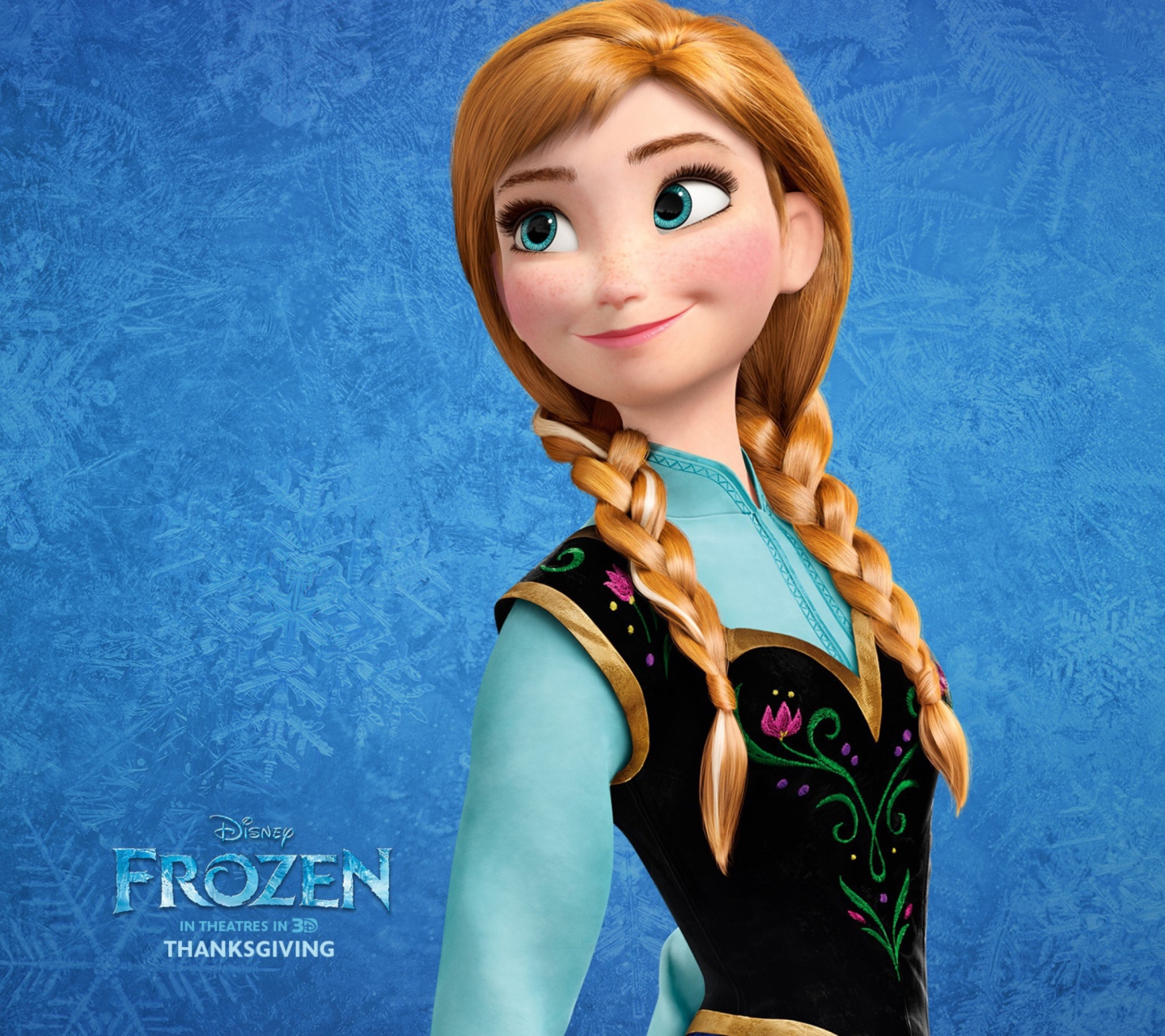 Das Princess Anna Frozen Wallpaper 1440x1280