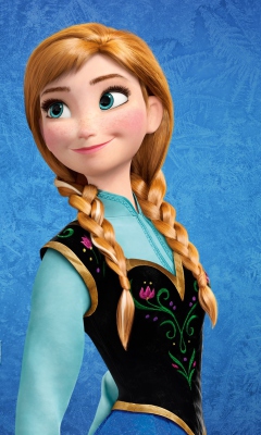 Fondo de pantalla Princess Anna Frozen 240x400
