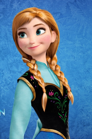 Fondo de pantalla Princess Anna Frozen 320x480