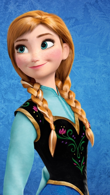 Fondo de pantalla Princess Anna Frozen 360x640
