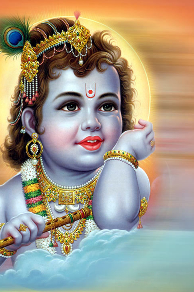 Lord Krishna wallpaper 640x960
