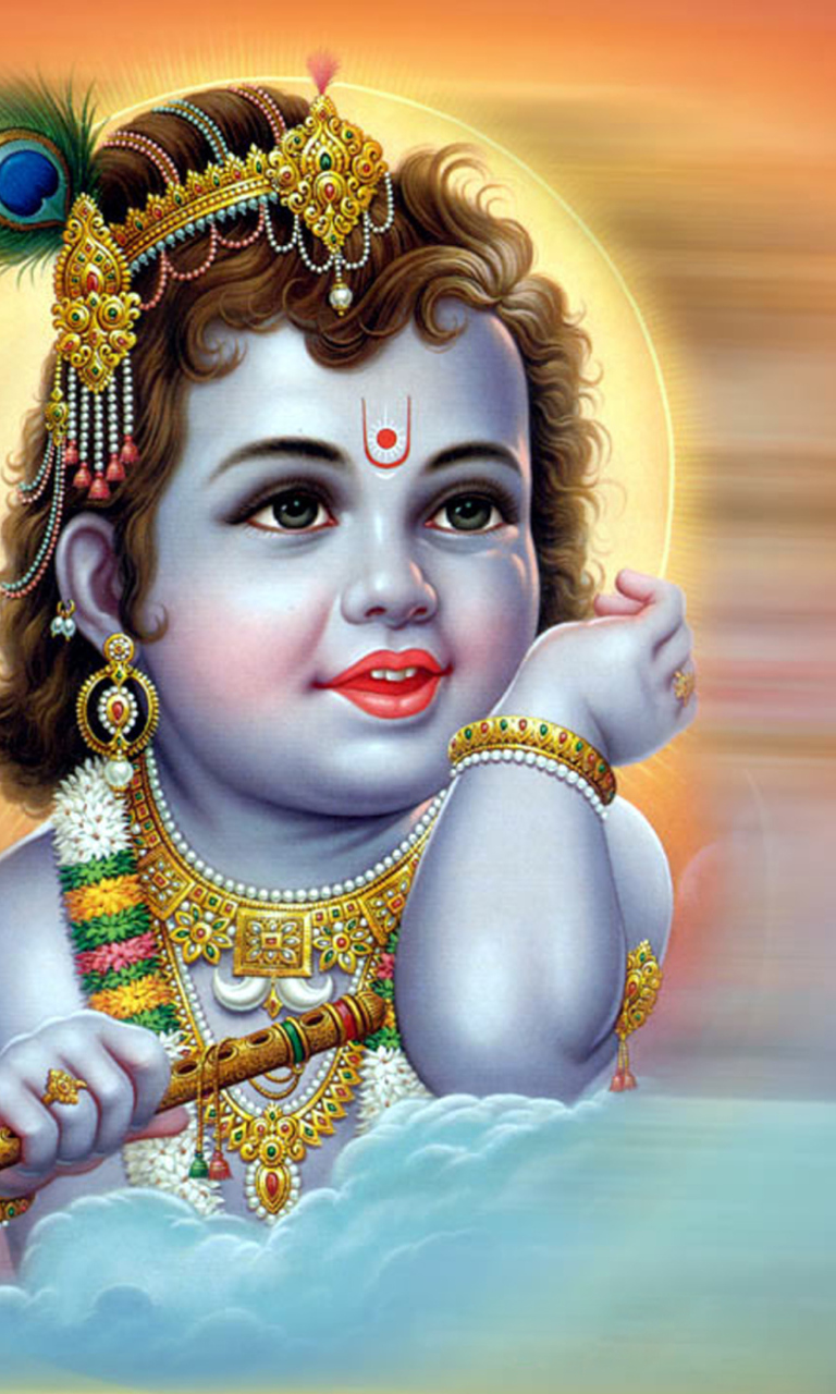 Das Lord Krishna Wallpaper 768x1280