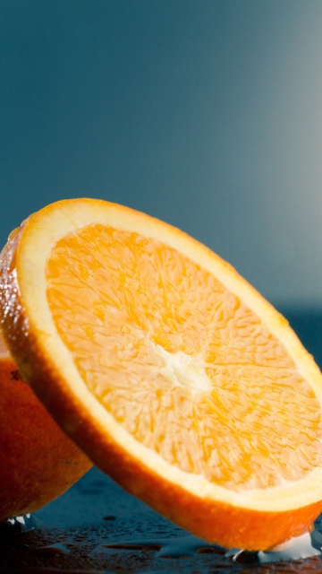 Orange Slice wallpaper 360x640