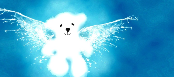 Angel Bear wallpaper 720x320