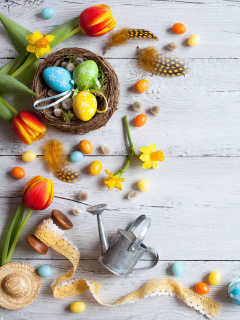 Easter Still Life wallpaper 240x320