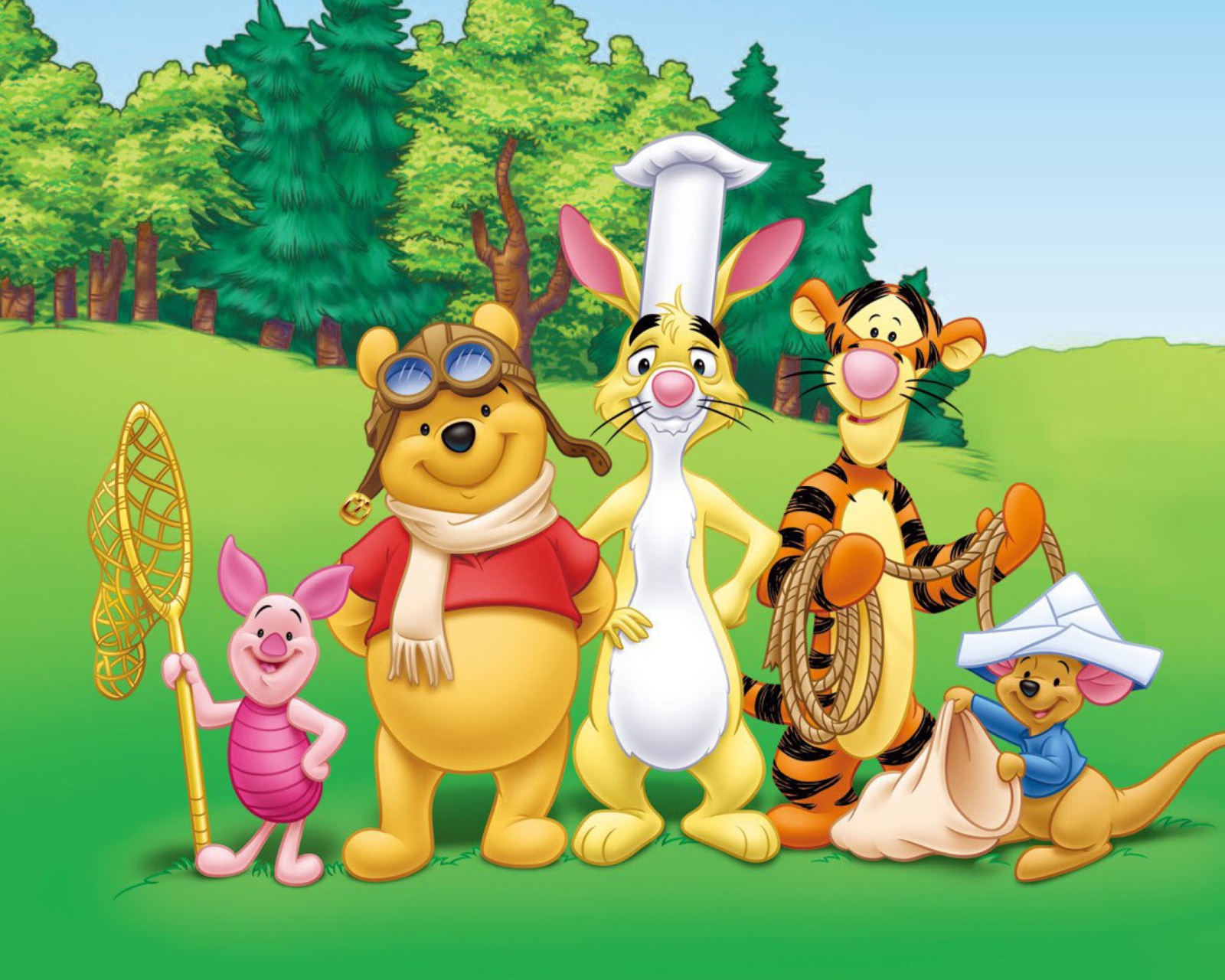 Fondo de pantalla Pooh and Friends 1600x1280