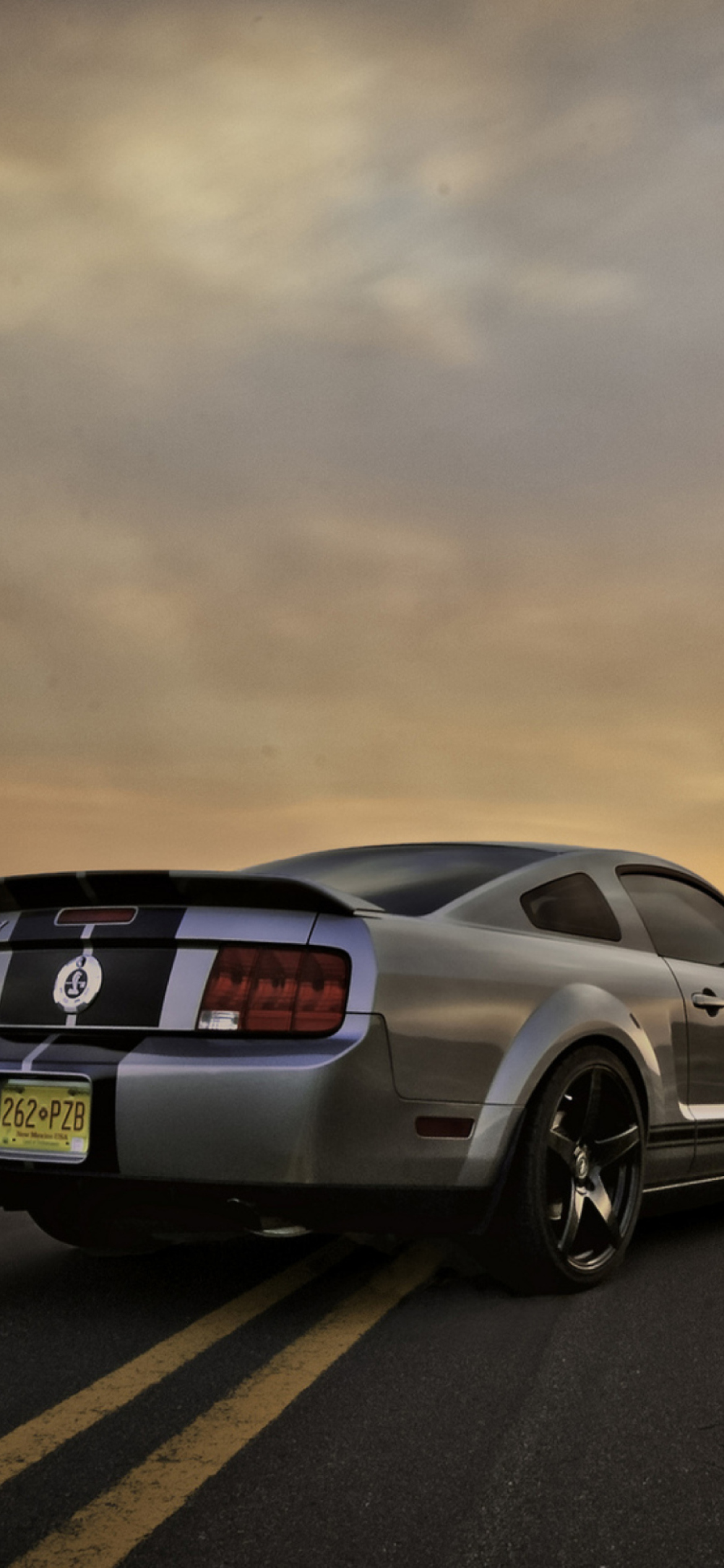 Das Ford Mustang Shelby GT500 Wallpaper 1170x2532