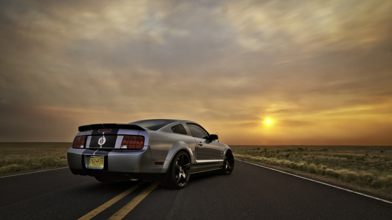 Обои Ford Mustang Shelby GT500 1280x720