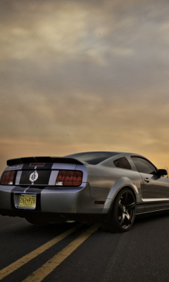 Das Ford Mustang Shelby GT500 Wallpaper 240x400