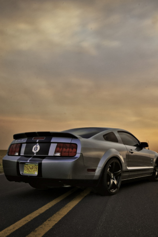 Das Ford Mustang Shelby GT500 Wallpaper 320x480