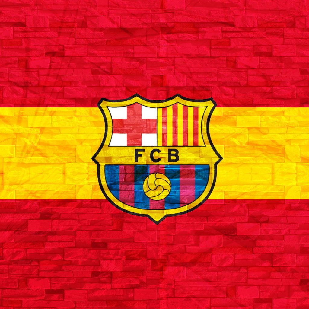 Обои FC Barcelona 1024x1024