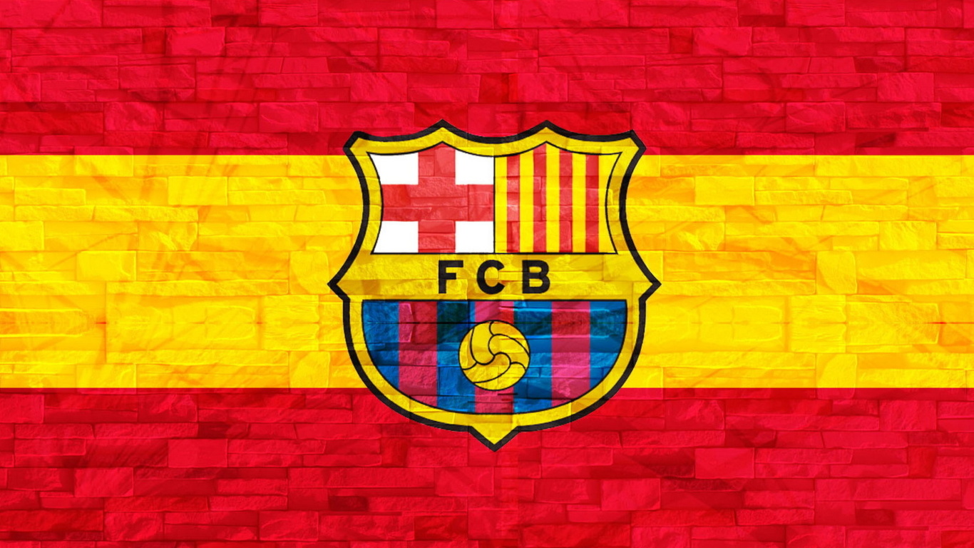 Das FC Barcelona Wallpaper 1366x768