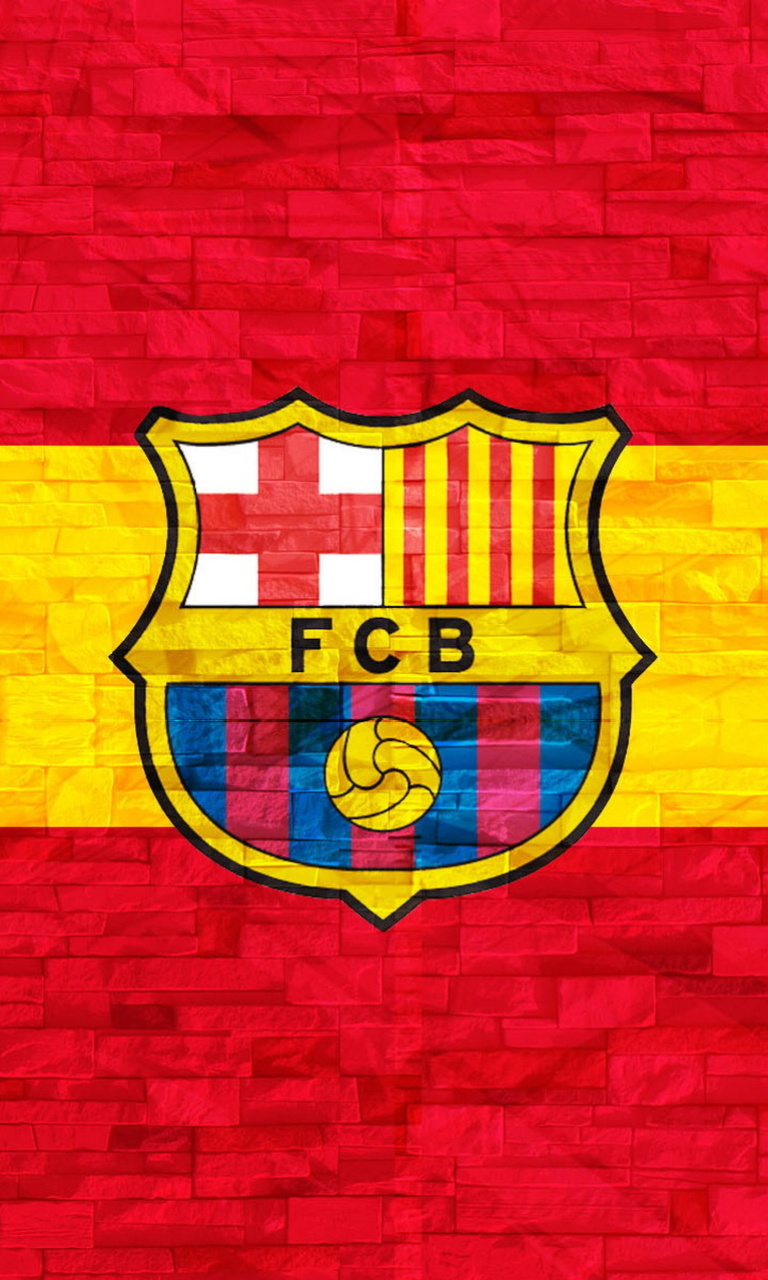 Обои FC Barcelona 768x1280