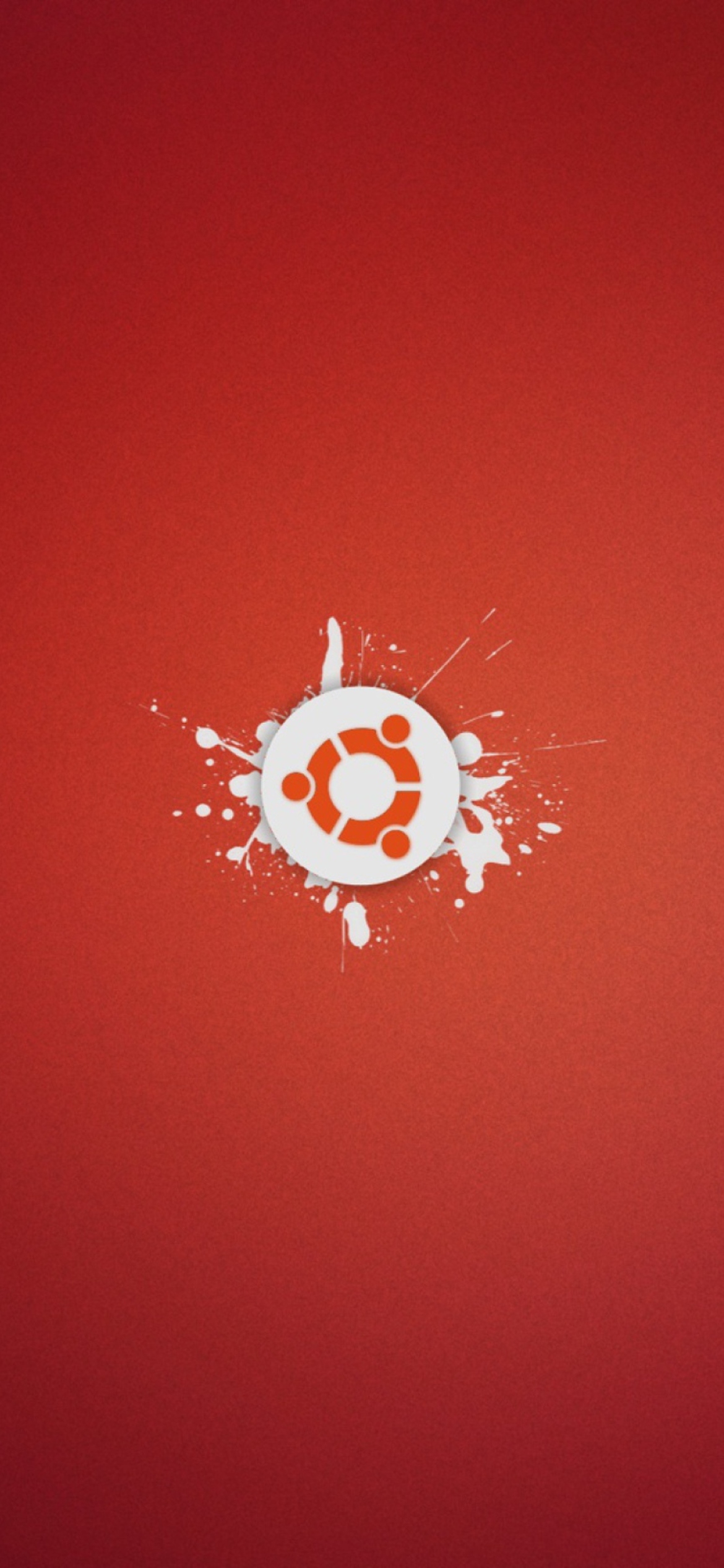 Das Ubuntu Logo Wallpaper 1170x2532