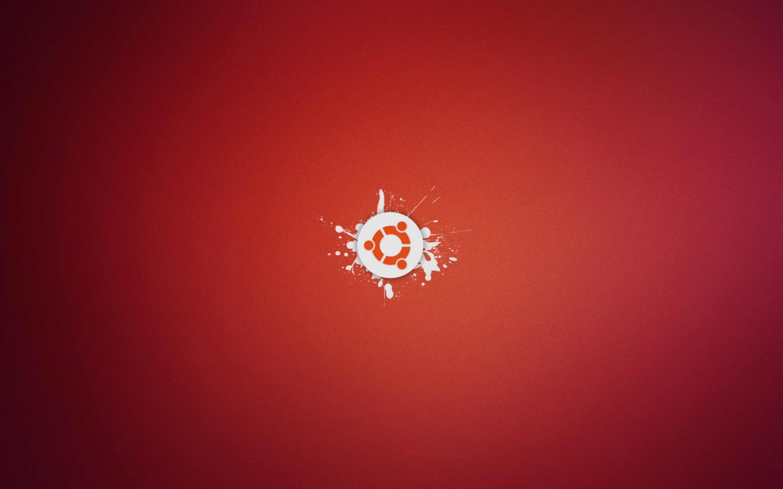 Das Ubuntu Logo Wallpaper 2560x1600