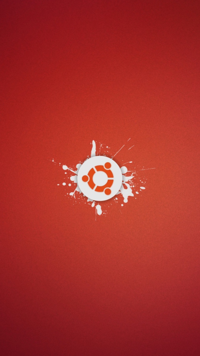 Ubuntu Logo wallpaper 640x1136